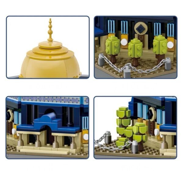 Mosque Dome of the Rock 983pcs Brick Blocks - Image 2